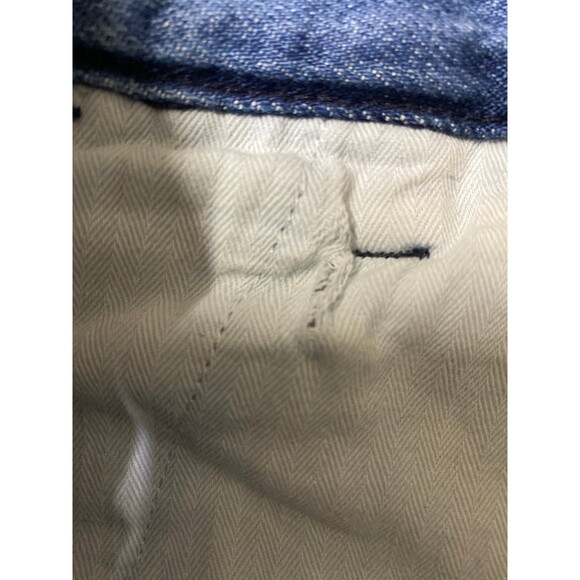 We The Free High-Rise Wide Leg Pleated Cropped Blue Wash Size 30 - Picture 9 of 9